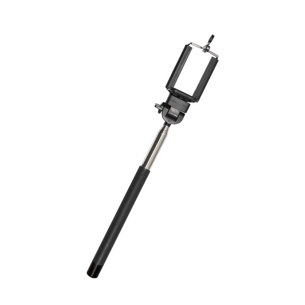 Simple Black Plastic Phone Selfie Stick