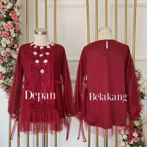 Rifaya Top | ATASAN ONLY | READY STOCK | Kebaya Lamaran / Wisuda / Kondangan / Bridesmaid